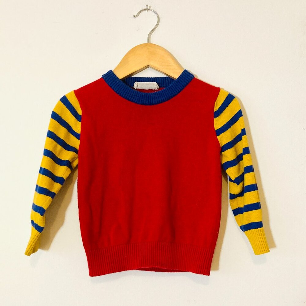 Vintage Primary Colors Sweater
